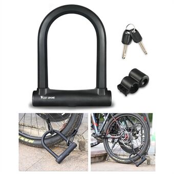WEST BIKING U Shaped Bicycle Lock Bike Lock Anti-theft Secure Lock with Keys