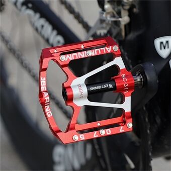 WEST BIKING 3 Bearings Bicycle Pedals Aluminum Alloy Ultralight MTB Road Bike Pedals
