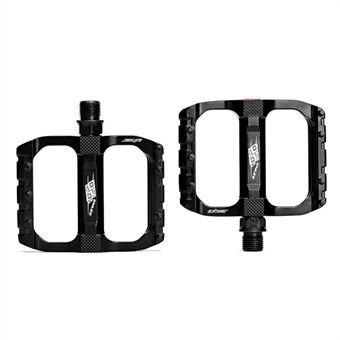 ENLEE 1Pair Bicycle Pedals Aluminum Alloy DU Bearing Pedals Metal Mountain Bike Pedals for Riding