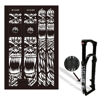 ENLEE CT013D Stylish Road Mountain Bike Front Fork Stickers Set Waterproof Bicycle Fork Guard Decals