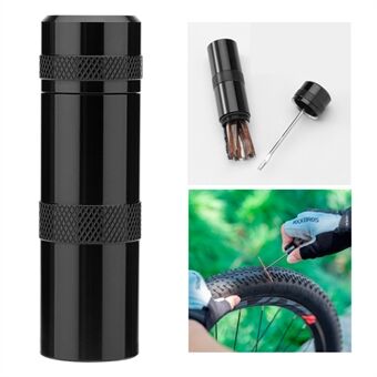 ROCKBROS VVT-1PULS Portable Bicycle Tubeless Tire Repair Kit Pin Rubber Strip Tool with Storage Case
