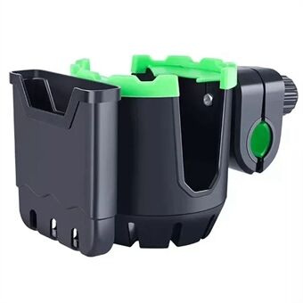 2-in-1 Bottle Cup Holder Cell Phone Holder Organizer Cycling Accessories for Bike Handlebar - Green