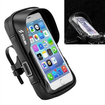 SZ-B17-3 Universal 6.0Inch Waterproof Bicycle Motorcycle Holder Bag Bike GPS Handlebar Mount Case