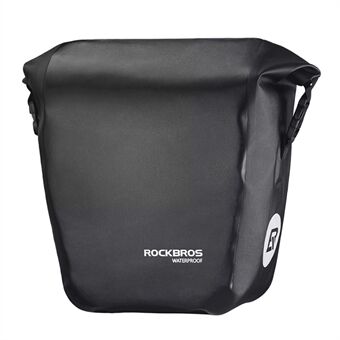 ROCKBROS Cycling Luggage Pouch Waterproof Pannier Bag 27L MTB Bicycle Rear Seat Carrier - Black