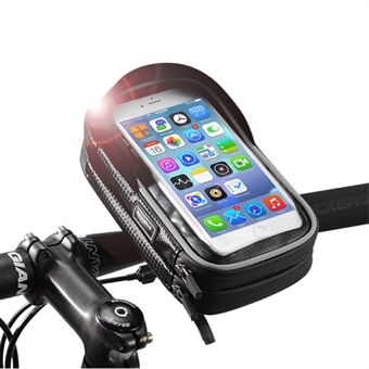 ROCKBROS 6 Inch Rainproof TPU Touch Screen Cell Phone Holder Bicycle Handlebar Bags