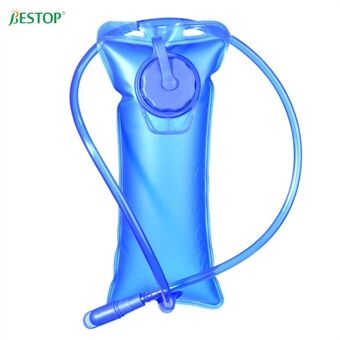 2L Foldable EVA Hydration Bladder Bicycle Climbing Camping Hiking Water Bag Pouch - Blue
