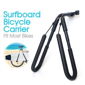 Surfboard Bicycle Carrier Rack Bike Adjustable Skimboard Kiteboard Holder