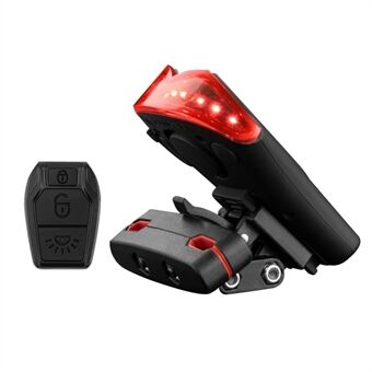 Intelligent Anti-theft Wireless Remote Control Waterproof Bicycle Tail Lamp Alarm Bike Tail Light