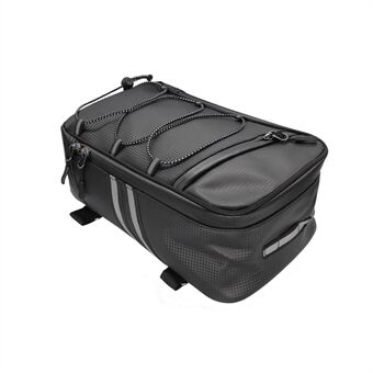 Bike Trunk Bag Bicycle Rack Rear Carrier Bag 9L Water Resistant Bike Commuter Luggage Bag