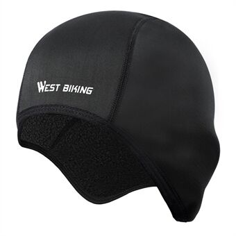 WEST BIKING Winter Cycling Cap Windproof Thermal Fleece Running Outdoor Fleece Sports Cycling Hat