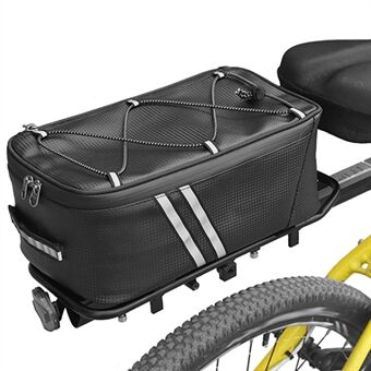 Bike Rack Bag 7L Trunk Storage Carrier Waterproof Bicycle Rear Seat Cargo Bag for Commuter Travel Outdoor