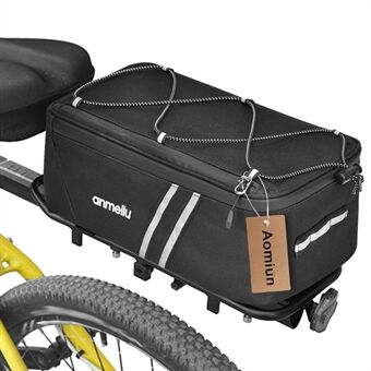 7L Bike Trunk Bag Bicycle Rack Rear Carrier Bag Commuter Bike Luggage Bag Pannier with Rain Cover
