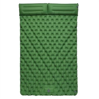 200x120CM Inflatable Sleeping Mat Built-in Foot Pump Compact Air Mattress with Pillow for Camping, Backpacking, Hiking