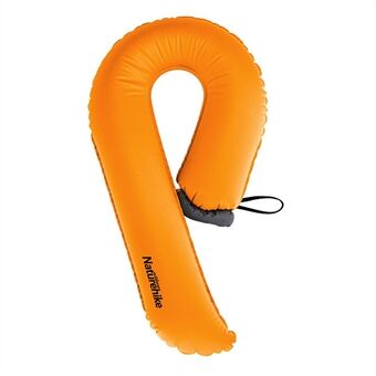 NATUREHIKE Lengthen U-Shape Portable Inflatable Pillow Travel Trip 30D Fabric Neck Support Cushion