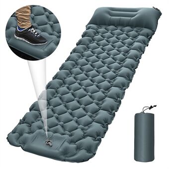 Camping Sleeping Pad Waterproof Mat Inflatable Sleeping Mattress Folding Single Bed with Air Pillow