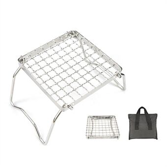 AOTU Outdoor 304 Stainless Steel Gas Stove Folding Bracket Portable Barbecue Stove Net Grill Rack