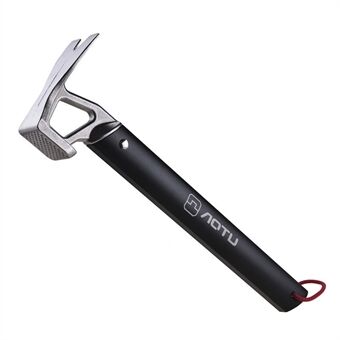 AOTU Outdoor Camping Tent Peg Hammer Mountaineering Hiking Stainless Steel Nail Puller
