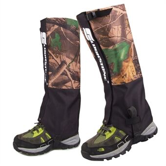LUCKSTONE XT-MC01-CAMO 1 Pair Outdoor Waterproof Gaiters Hiking Camping Climbing Ski Leg Cover Boots Shoe Covers Leg Protection