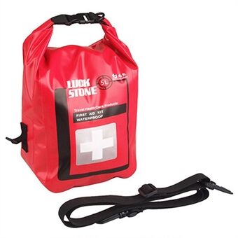 LUCKSTONE 5L First Aid Kit Case Portable Waterproof Emergency Kit Bag for Outdoor Travel