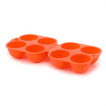 4 Grids Egg Storage Box Portable Egg Holder Container for Outdoor Camping Picnic Eggs Case Kitchen Organizer (BPA Free, No FDA Certificate)