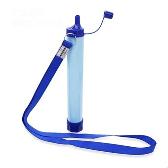 K8612 BPA Free Outdoor Survival Mini Water Purifier Camping Hiking Portable Water Straw Filter (FDA Certificated)