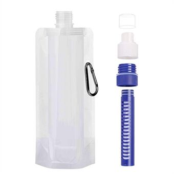 K8621 Outdoor BPA Free Water Filter Bag Camping Tourism Water Filtration System with Transparent Bag (FDA Certificated)
