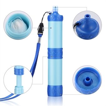 A9 Outdoor Pressurized Water Purifying Straw BPA Free Portable Water Filter Wild Drinking System (without FDA Certificate)