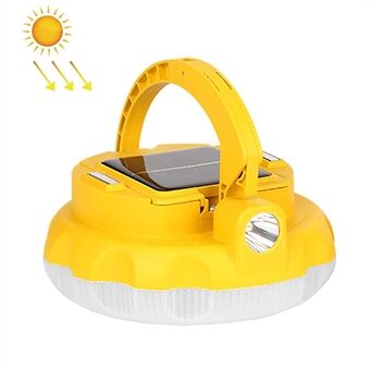 NG100 Portable Camping Magnetic LED Light Hook Design Solar Power Outdoor Lamp with 3 Batteries