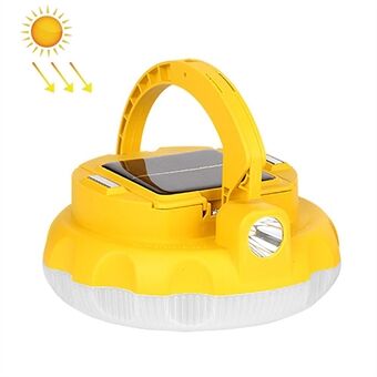 NG200 Solar Power LED Light Hook Design Outdoor Camping Magnetic Lamp with 4 Batteries