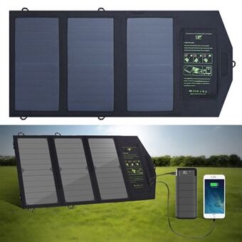 ALLPOWERS AP-SP5V21W Portable Foldable Solar Panel 5V 21W Outdoor Power Generator Dual USB Phone Charger