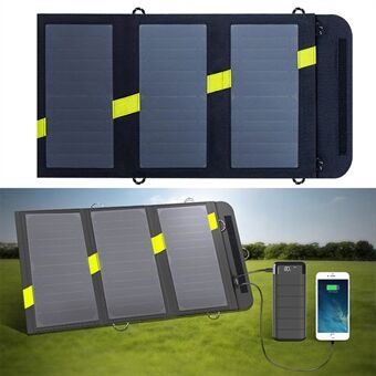 X-DRAGON XD-SP5V20W Portable Foldable Solar Panel Phone Charger 5V 20W Outdoor Dual USB Power Generator