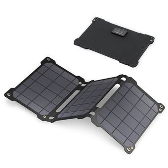 ALLPOWERS AP-ES-004-BLA-NEW 21W Foldable Solar Panel Portable Outdoor Power Generator Dual USB Charger