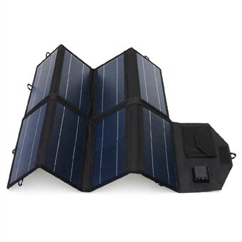 50W Monocrystalline Solar Panel Portable Foldable Solar Charger Mobile Phone Power Bank for Camping Hiking