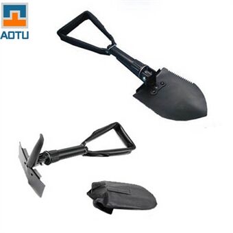AOTU AT7571 Multi-functional Outdoor Folding Shovel Engineer Shovel for Camping Hiking
