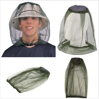 Mosquito Insect Hat Bug Mesh Head Net Face Protector Travel Camping Hedging Anti-mosquito Cap