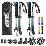 2 PCS Collapsible Trekking Pole Set For Trekking Camping Traveling Climbing
