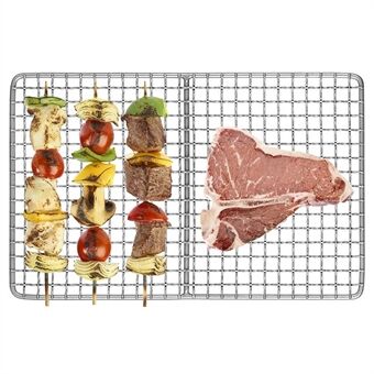 Ultralight Titanium Grill Plate Barbecue BBQ Wire Mesh Rack Net Plate for Outdoor Picnic