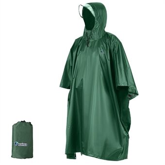 BLUEFIELD Rain Poncho Waterproof Raincoat with Hood Lightweight Cycling Rain Cover Hiking Hooded Coat Jacket Motorcycle Rain Poncho