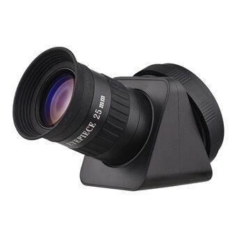 25mm Eyepiece with 90-Degree Diagonal Mirror for T-mount Telephoto Lens Refractor Astronomical Telescope