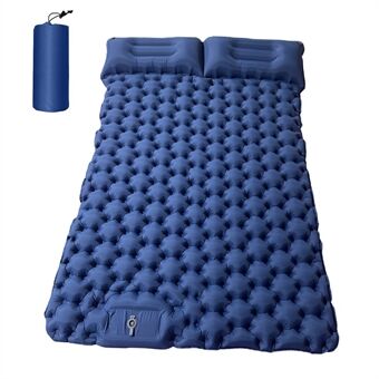 Portable 2 Person Camping Mat Air Mattress with Air Pillow Waterproof Backpacking Sleeping Pad