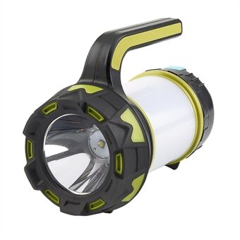 Outdoor Camping Light with Charging Indicator Night Fishing Emergency Flashlight Portable Searchlight Long-beam Headlight Illuminated Sidelight 6 Gears