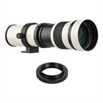Camera MF Telephoto Zoom Lens Universal 1/4 Thread Replacement for Nikon AI-mount D50 D90 D5100 D7000 D3 D5100 D3100 D3000 D60 Cameras
