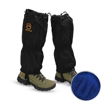 AOTU 1 Pair Waterproof Gaiters Oxford Cloth Leg Cover Protector for Outdoor Walking Climbing Skiing