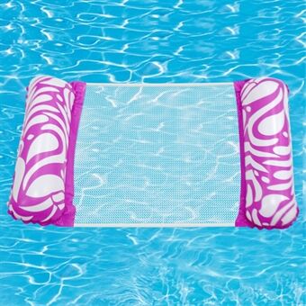 YX-114 Patterned Inflatable PVC Floating Chair Swimming Pool Mesh Floating Lounger Row