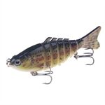 Fishing Lures 100mm Multi Jointed Swimbaits Slow Sinking Bionic Lifelike Swimming Bass Lure Articulated Baits Kit