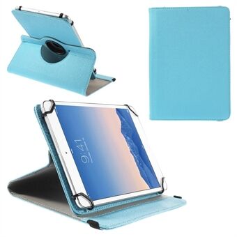 Anti-Drop 360-Degree Swiveling Stand Litchi Texture Universal Leather Protective Case for 9-10 inch Tablet