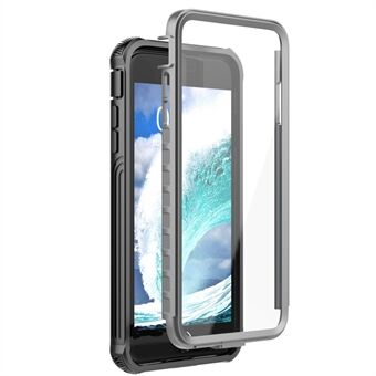 All-wrapped Anti-drop PC Cell Phone Case Built-in PET Screen Film for iPhone 8 Plus/7 Plus/6s Plus/6 Plus