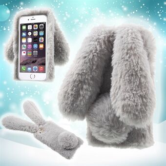Rabbit Bunny Warm Fur TPU Phone Case for iPhone 6s Plus / 6 Plus