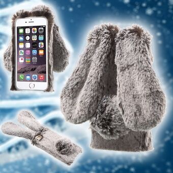 Rabbit Bunny Warm Furry Fur TPU Case for iPhone 6s Plus / 6 Plus