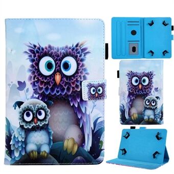 Universal Animal Patterned 8-inch PU Leather Stand Tablet Case for Huawei MediaPad T3 8.0 / iPad mini 5, etc